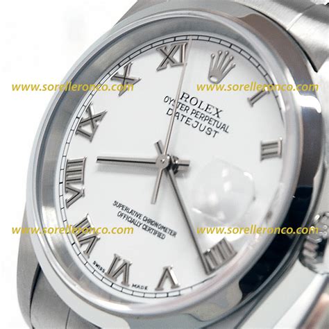 rolex datejust numeri romani usato